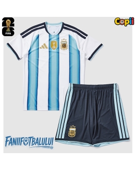 Argentina Echipament de Fotbal Replică Mondial 2026 Copii Acasa (+ Șorturi)